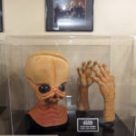 Star Wars cantina band mask and hands from the cantina scene in A New Hope