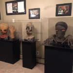 original props, masks and costumes from the cantina scene in Star Wars