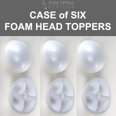 styrofoam wig form domes - foam head toppers