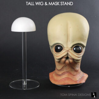 White Styrofoam Male Display Head - Tom Spina Designs » Tom Spina Designs