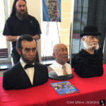 Life sized busts at Monsterpalooza Trade Show 2016