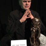 wax museum H.R. Giger statue at monsterpalooza trade show