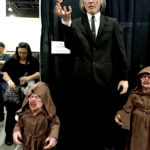 Phantasm statues at monsterpalooza trade show