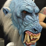 latex frost ape sculpt at monsterpalooza trade show