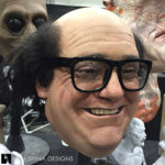 latex devito bust at monsterpalooza trade show