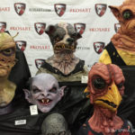 latex masks at monsterpalooza trade show