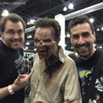 makeup artists at monsterpalooza trade show