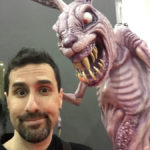 Twilight Zone rabbit at monsterpalooza trade show