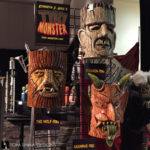 tiki wall art at monsterpalooza trade show