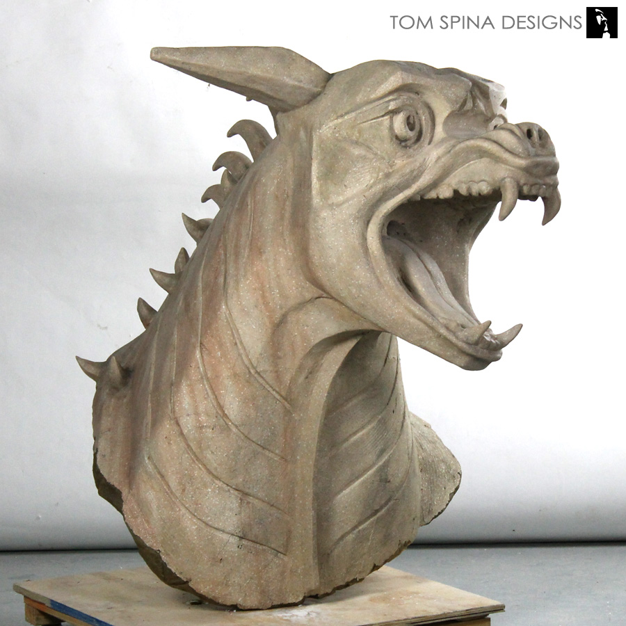 Dragonslayer Vermithrax Head Restoration & Display » Tom Spina Designs