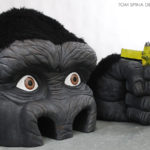movie themed event props King Kong statue
