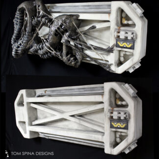 alien sculpture foam themed home theater art