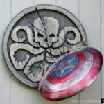 HYDRA plaque with captain america shield
