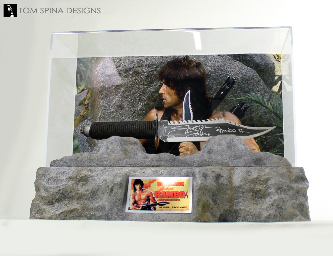 rambo knife sylvester Stallone movie prop