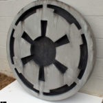 Star wars wall art imperial logo