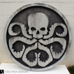 stone wall art, HYDRA wall plaque