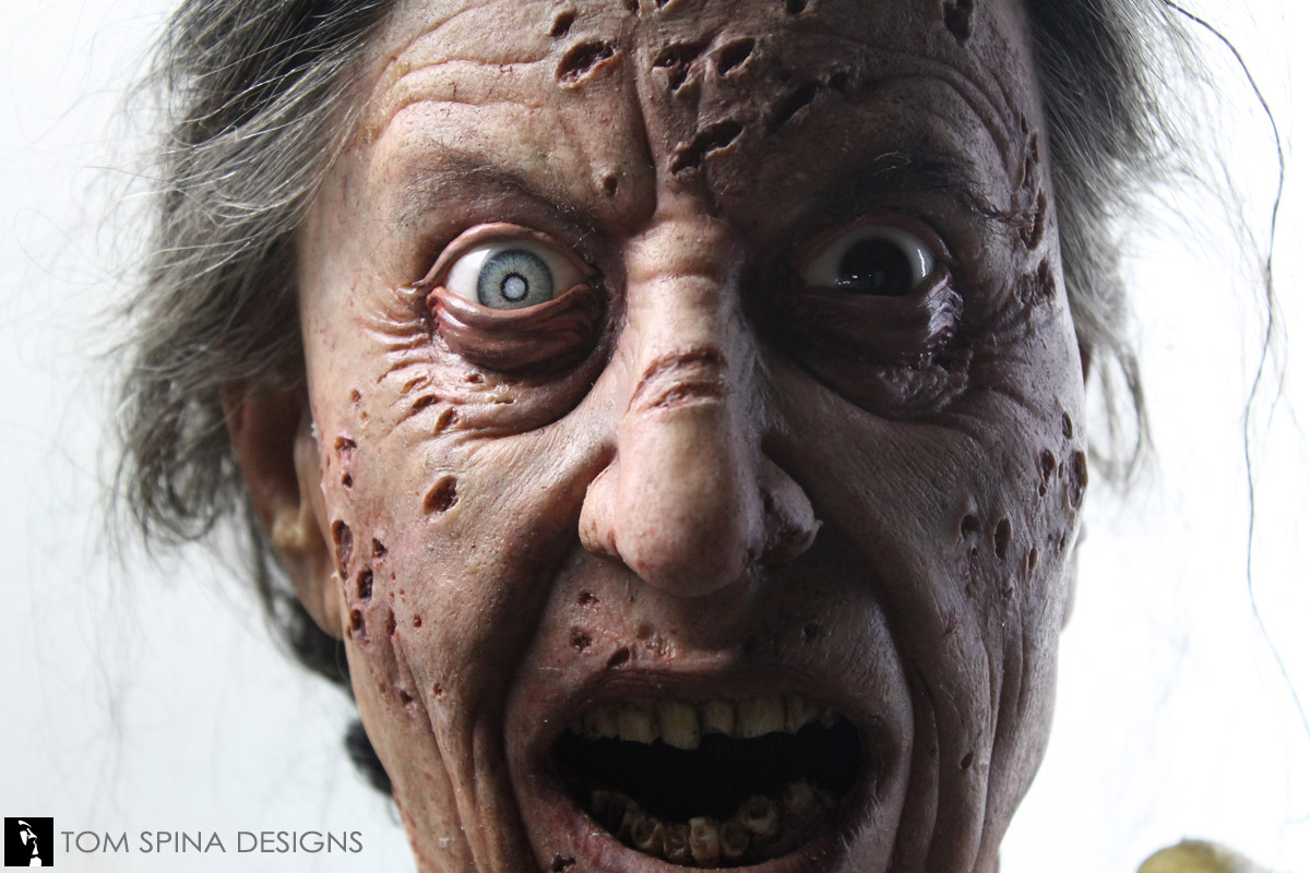 custom acrylic eyes silicone movie prop