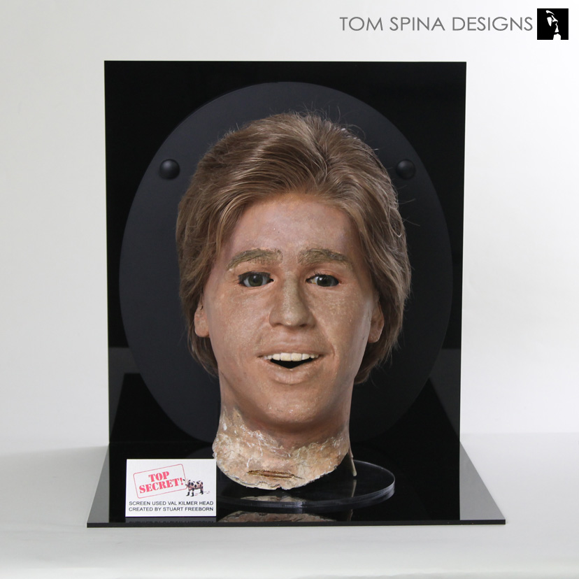 excitation historie forligsmanden Top Secret Val Kilmer Head Prop Display - Tom Spina Designs » Tom Spina  Designs