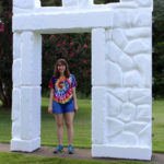 hard carved styrofoam scenic prop castle