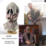 Elis Helrot Star Wars alien costume with latex mask and hands