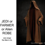 licensed XL sized brown Obi Wan Kenobi style wool robe