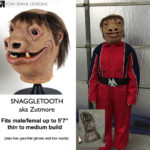 Zutmore Snaggletooth costume based on the classic action figure card and the Holiday Special