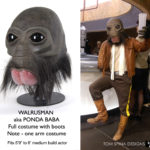 Ponda Baba Star Wars cantina costume, we have a 2 arm version, as well as his alternate hands.