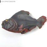 latex piranha fish movie prop in need of restoration