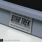 Star Trek memorabilia frame