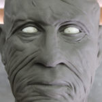 custom likeness bust sculpture of of F. Murray Abraham from Star Trek