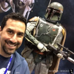 life size boba fett statue