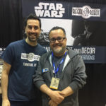 Lucasfilm creative executive Pablo Hidalgo with Tom Spina