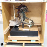 crating freighting movie prop sculptures