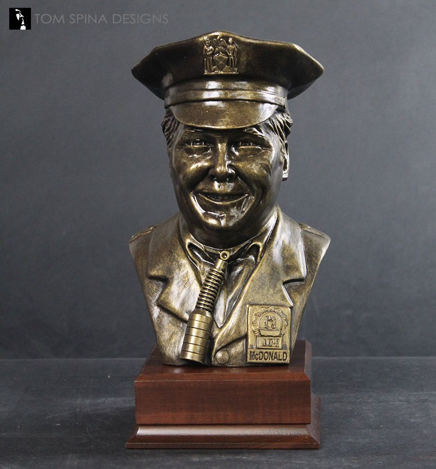 Bronze style award sculpture