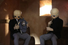 Bith alien masks and hands