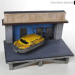 Fifth Element Taxi Miniature Display