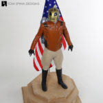 Rocketeer Maquette Statue Display