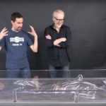 Han Carbonite Desk prop with Adam Savage