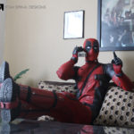 Deadpool movie costume custom mannequin