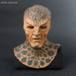 custom display of movie costume mask