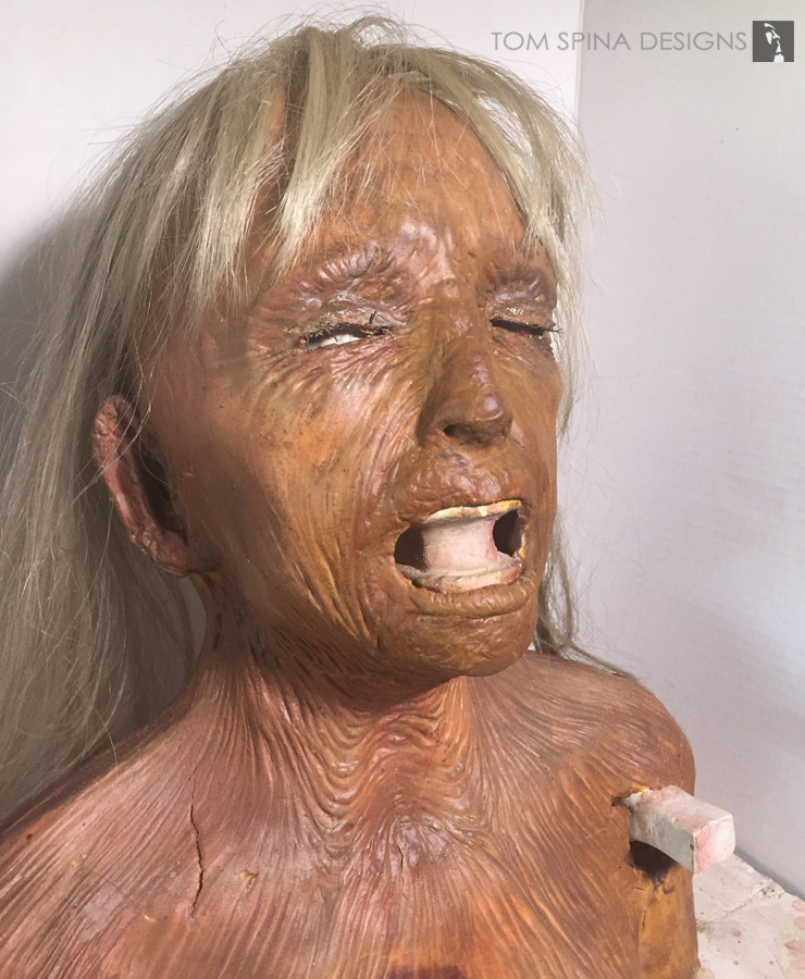 hand painted horror movie bust