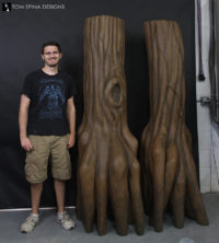 Dagobah yoda swamp tree props