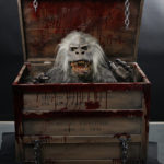Creepshow movie prop Fluffy puppet head display