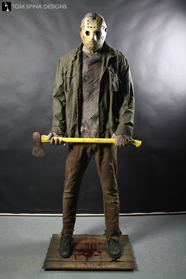 Never Hike Alone Jason Voorhees Costume Display - Tom Spina Designs ...