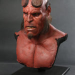 Hellboy prop mask restoration