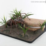 scaled diorama landscape model