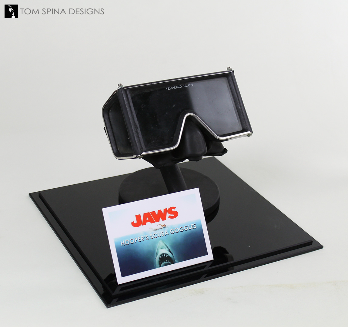 Acrylic Display Case for Screen Used Jaws Prop - Tom Spina Designs