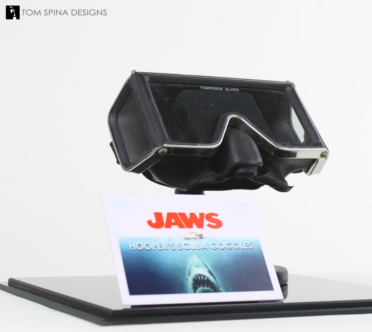 Acrylic Display Case for Screen Used Jaws Prop - Tom Spina Designs