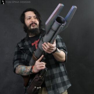 Mandalorian blaster inspired by the Holiday Special