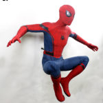 Tom Holland Spiderman costume display